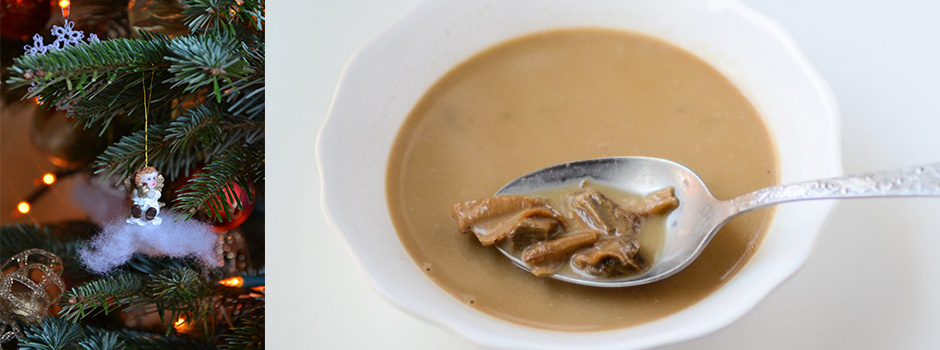 Dried Mushrooms Soup