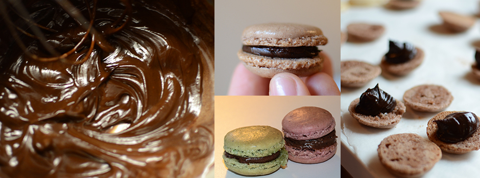 Easy chocolate cream (eg. for macarons)