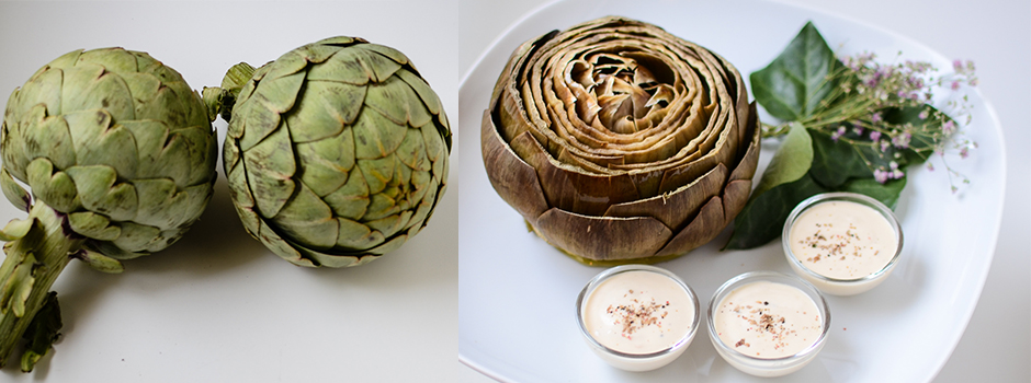 Simple preparation of Artichoke (in the oven)