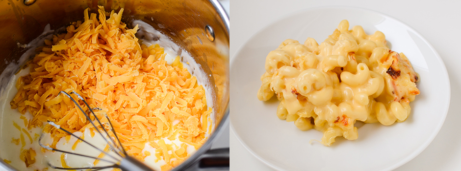 making a bechamel for mac and cheese