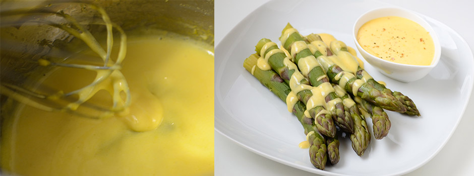 Asparagus with Hollandaise sauce