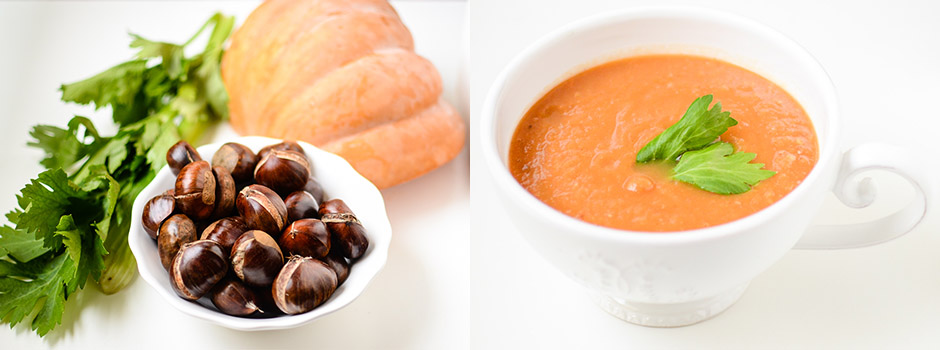 Pumpkin & Chestnut Soup