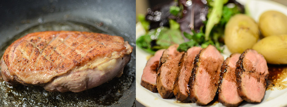 How to fry the  duck breast fillets (or magret)