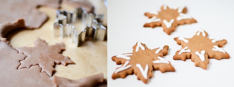 Gingerbread Cookies (Snowflakes)