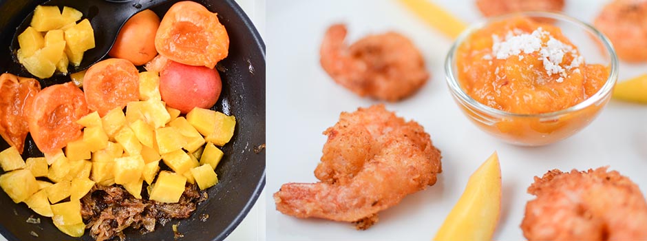 Coconut Shrimps with Spicy Mango Sauce